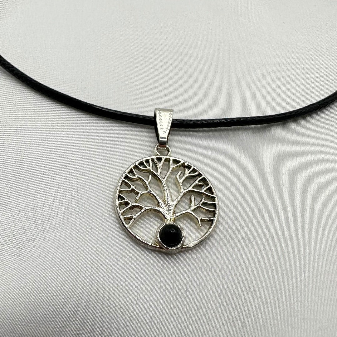 Collar Árbol de la Vida con Turmalina