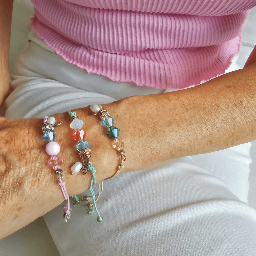 Pulseras Cristales Mia