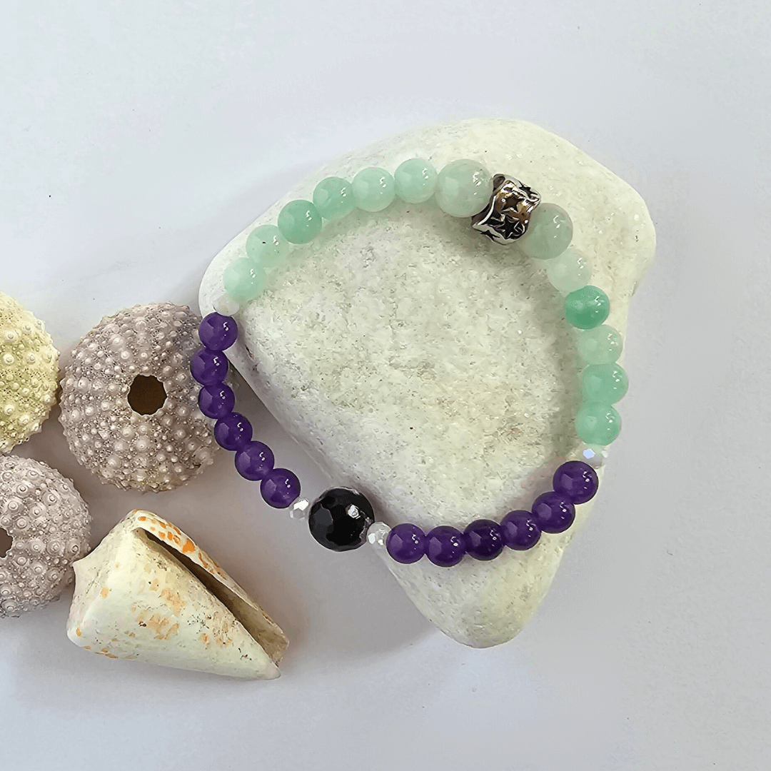 Pulsera Jade y Amatista