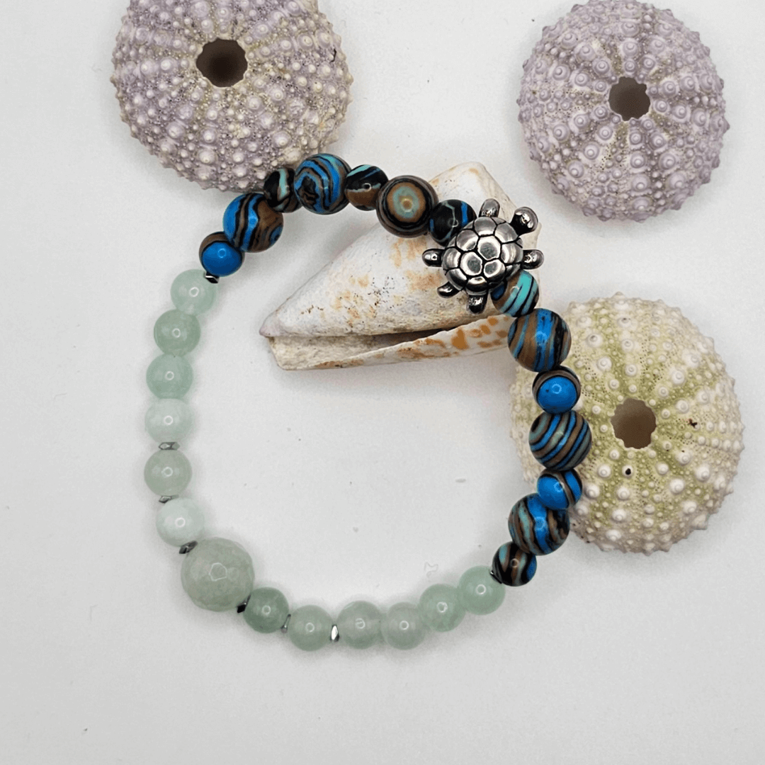 Pulsera Jade y Malaquita