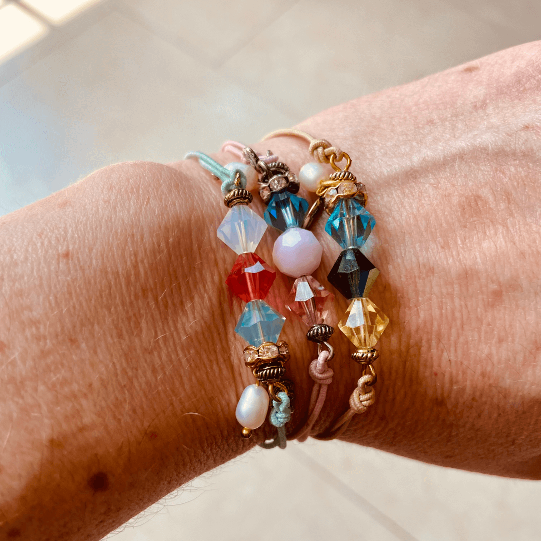 Pulseras Cristales Mia