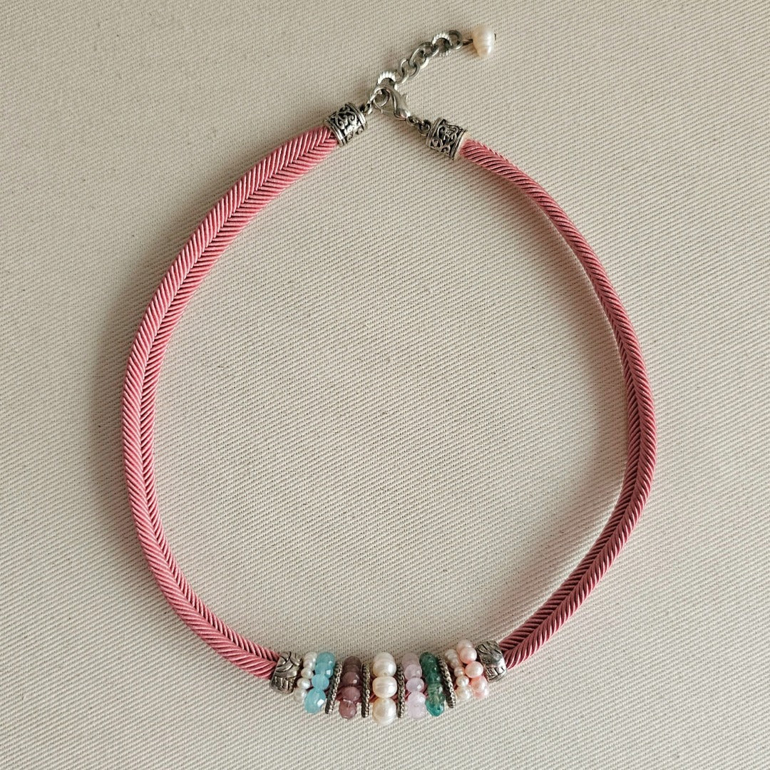 Collar Trelli Rosa